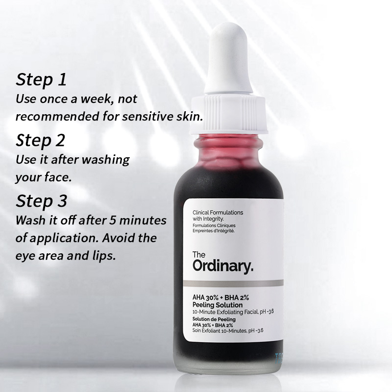 The Ordinary Bộ dưỡng da 2 chai AHA30% + BHA2% Peeling Solution （30ml *2）