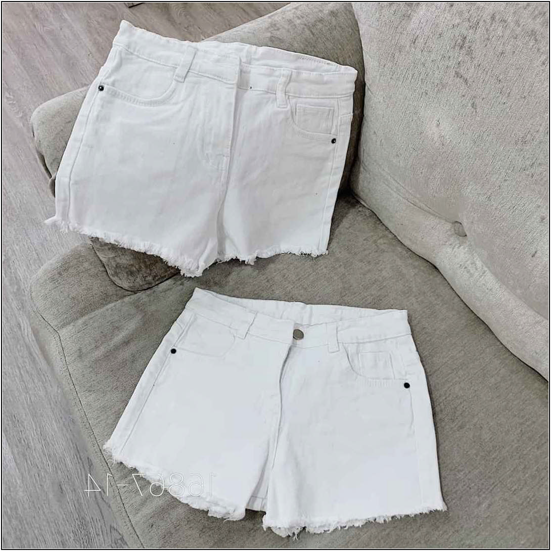 Quần short jean nữ TRẮNG TRƠN DT-M1