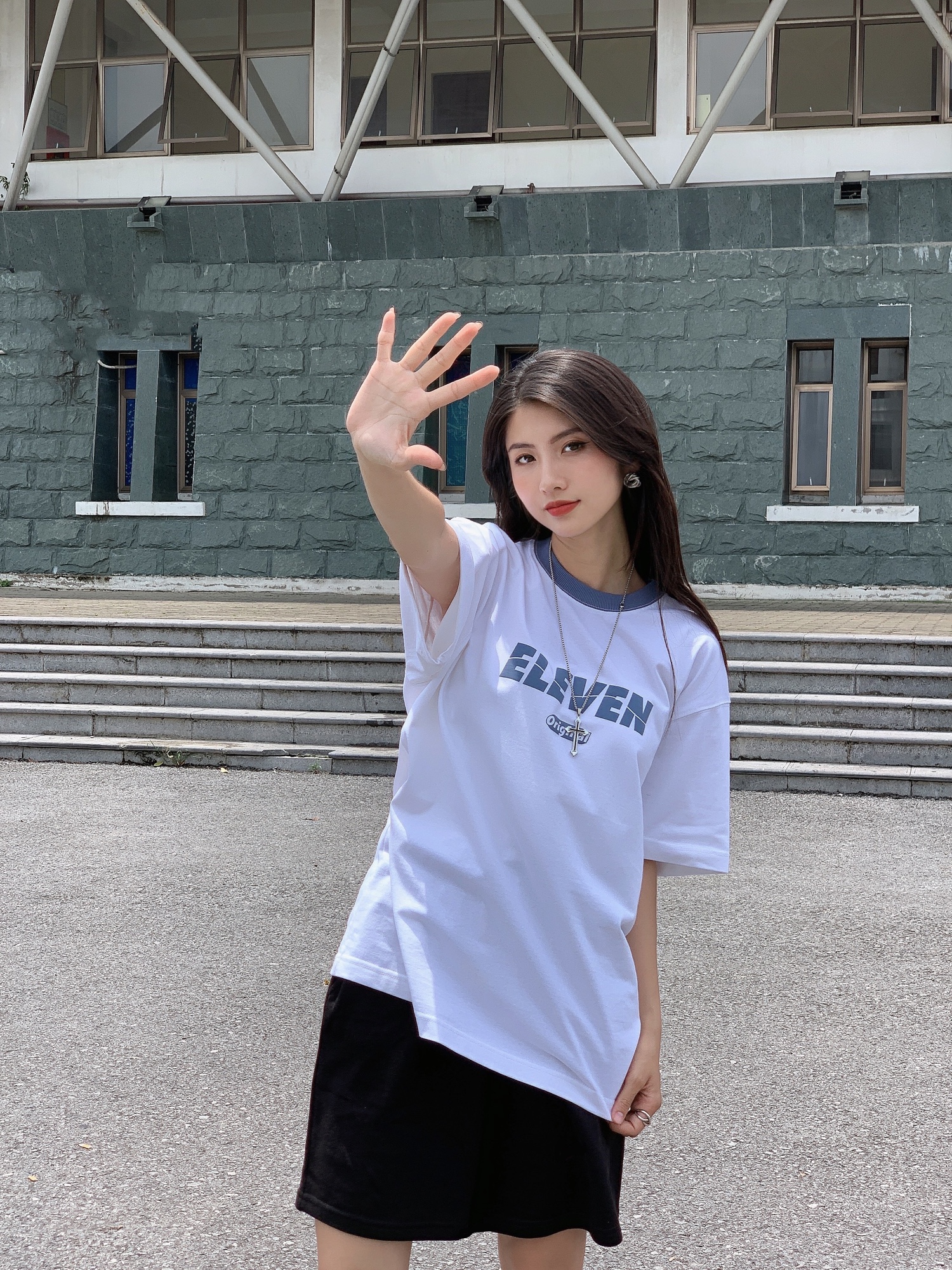 Áo thun Unisex Eleven Original - Blue