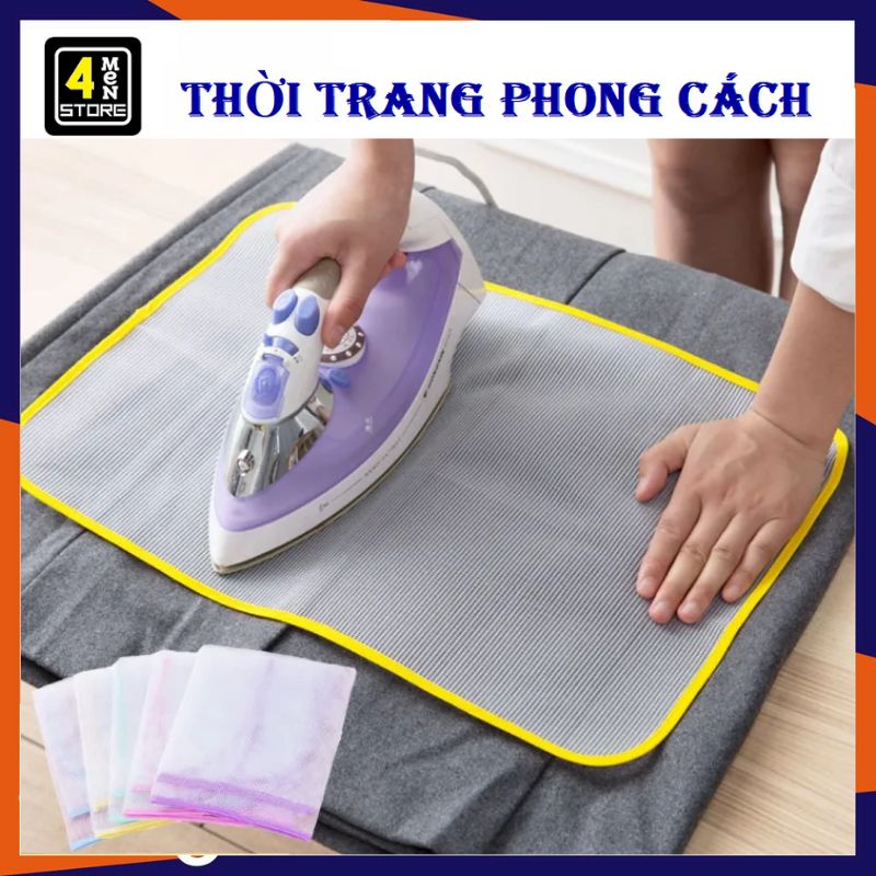 Tấm lưới cách nhiệt lót ủi quần áo 40*60 cm chống bóng cháy quần áo chuyên dụng - miếng lót ủi quần áo cách nhiệt