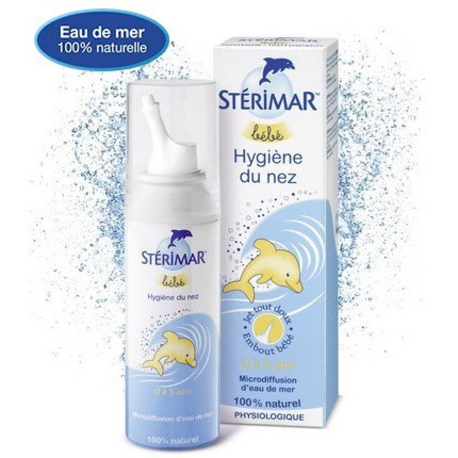 Dung dịch nước muối xịt mũi cho trẻ em Sterimar (50ml)