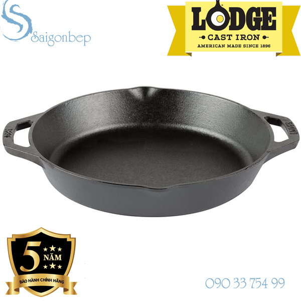 Chảo gang lodge l10skl đường kính 30cm sài gòn bếp