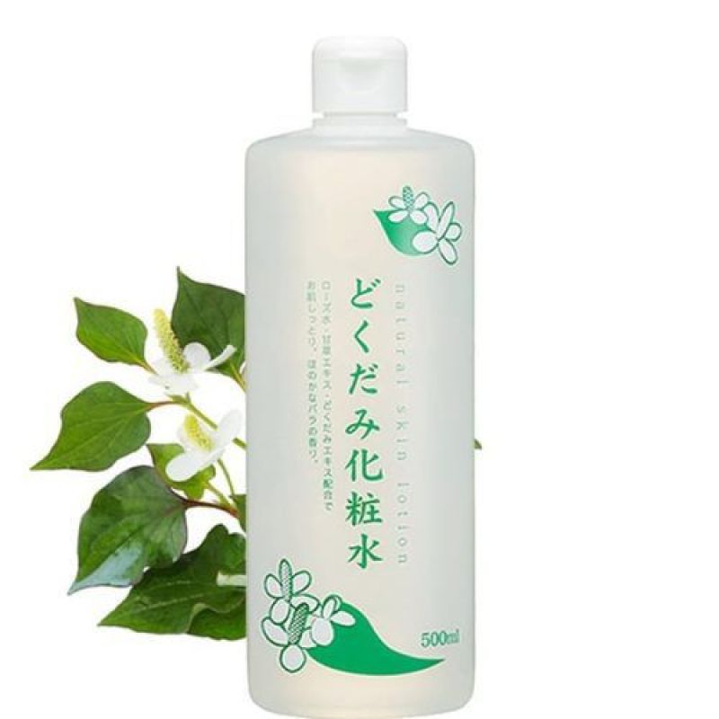 Nước hoa hồng tinh chất diếp cá Dokudami Natural Skin Lotion 500ml nhập khẩu