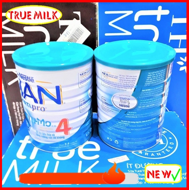 Combo 2 lon sữa bột NaN số 4 1700g- Nan Optipro HMO 4 1.7kg - sữa bột NAN