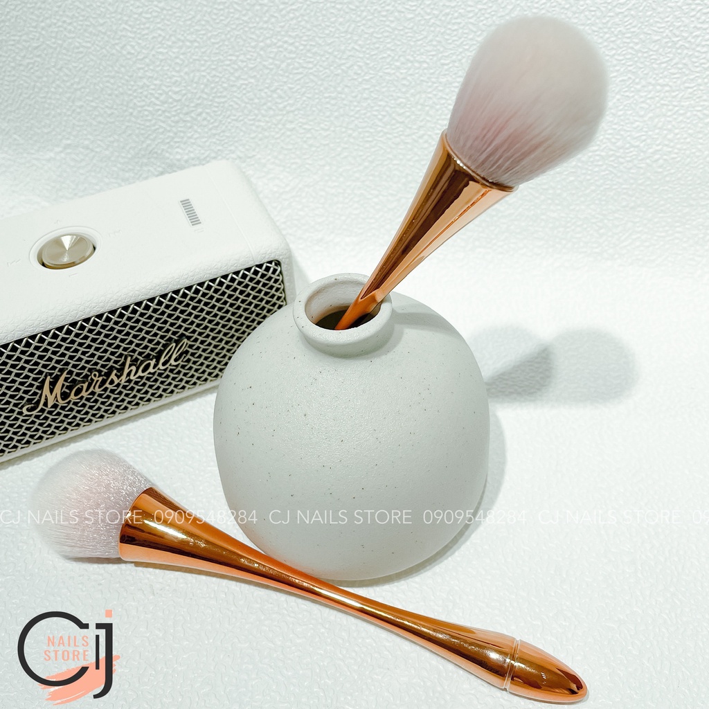 {CJ Nails Store} Cọ phủi bụi nail cán dài