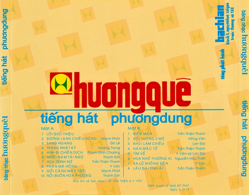 [MDCD] Bộ 3 Đĩa CD Phương Dung - Thu âm trước 1975
