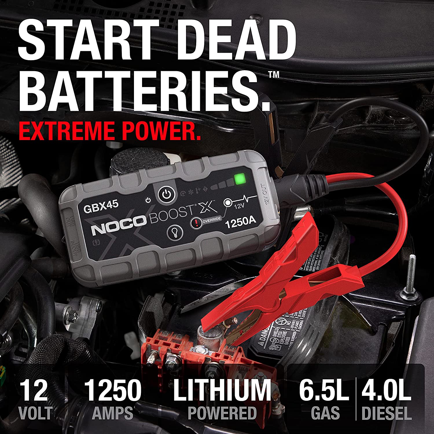 Pin kích bình bình NOCO BOOST X GBX45 12V 1250A 31Wh