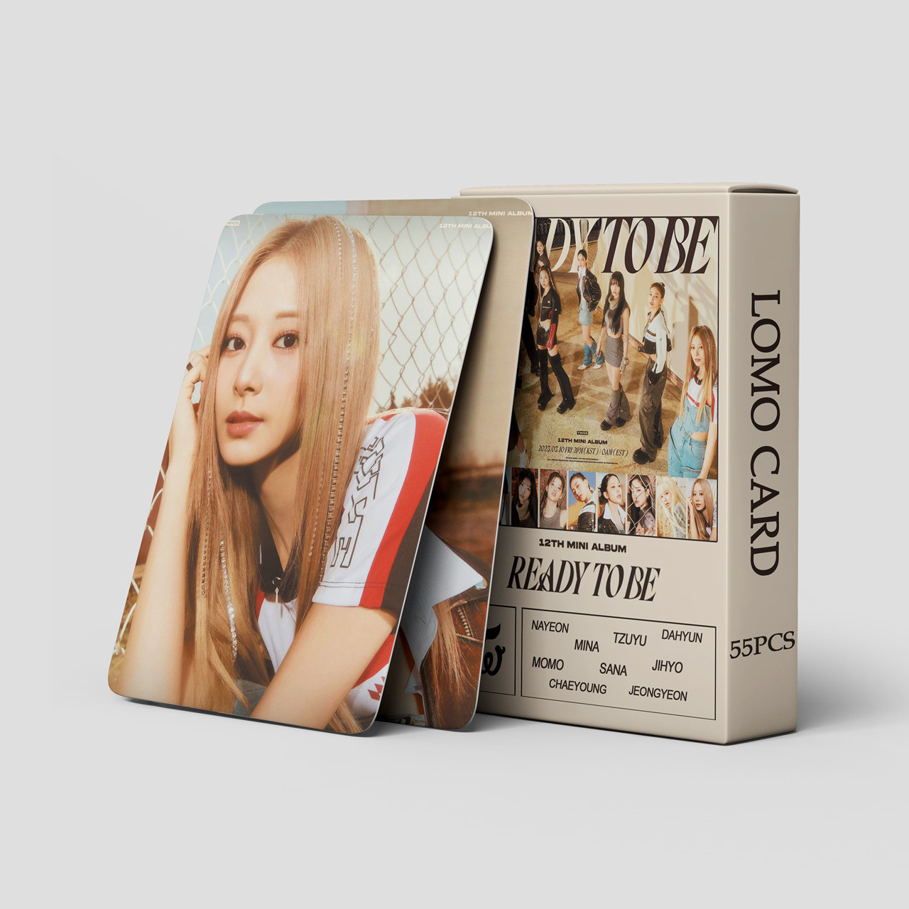 Set 55 lomo card Twice-READY TO BE 2023
