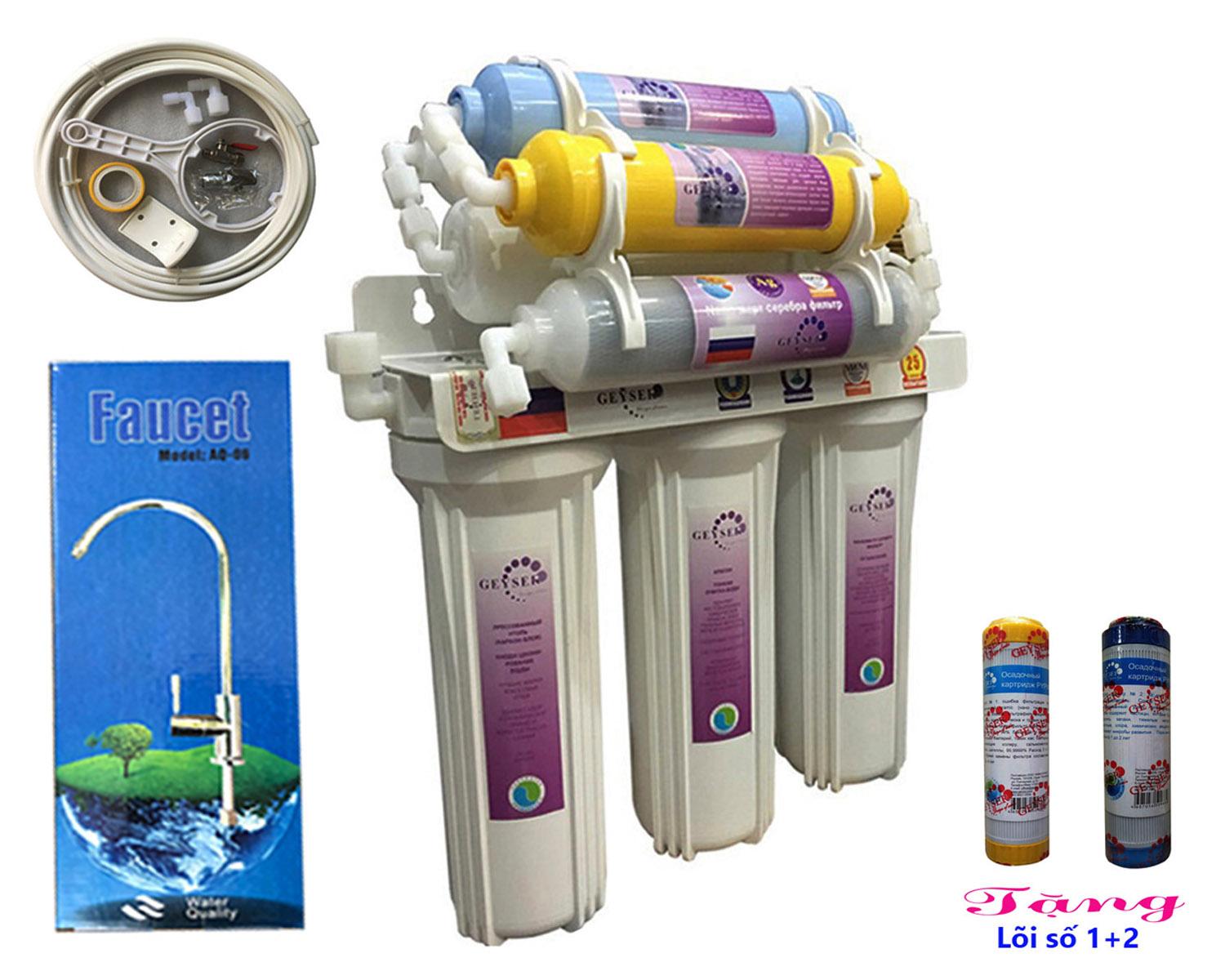 Máy lọc nước Nano Geyser TK8 tặng kèm Tặng kèm lõi than lọc nước trị giá 179k