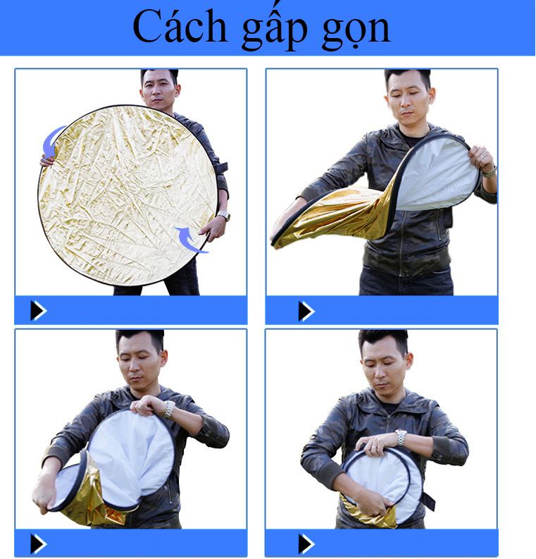 [HCM]Tấm hắt sáng 2 trong 1 (đường kính 60cm-80cm-110cm)
