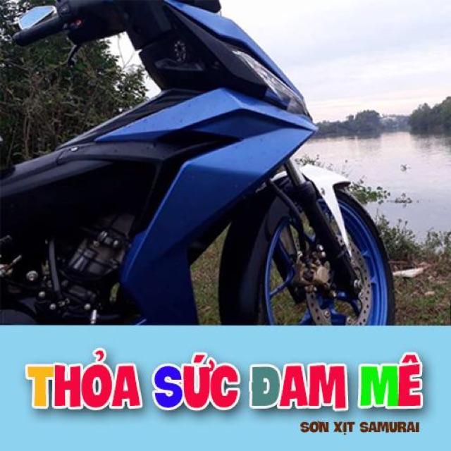 Sơn xit Samurai H325 màu xanh dương Wave Honda  Wave Blue