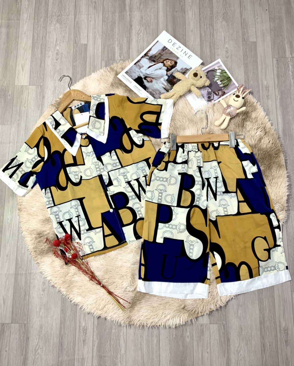 Đồ Bộ Lửng Nữ Pijama Lụa Mango Loại 1, Set Bộ Ngố Mặc Nhà Dễ Thương