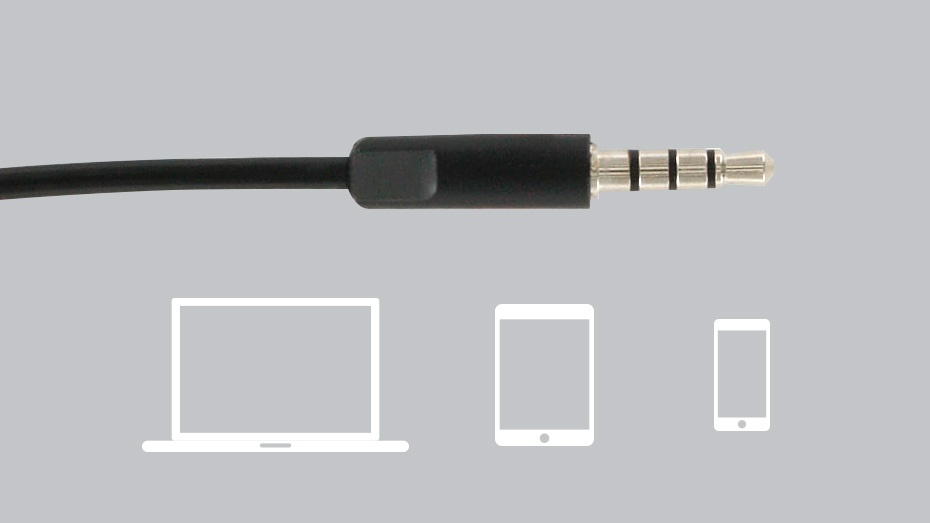 Tai nghe on-ear Logitech H151 (Đen) Chính Hãng