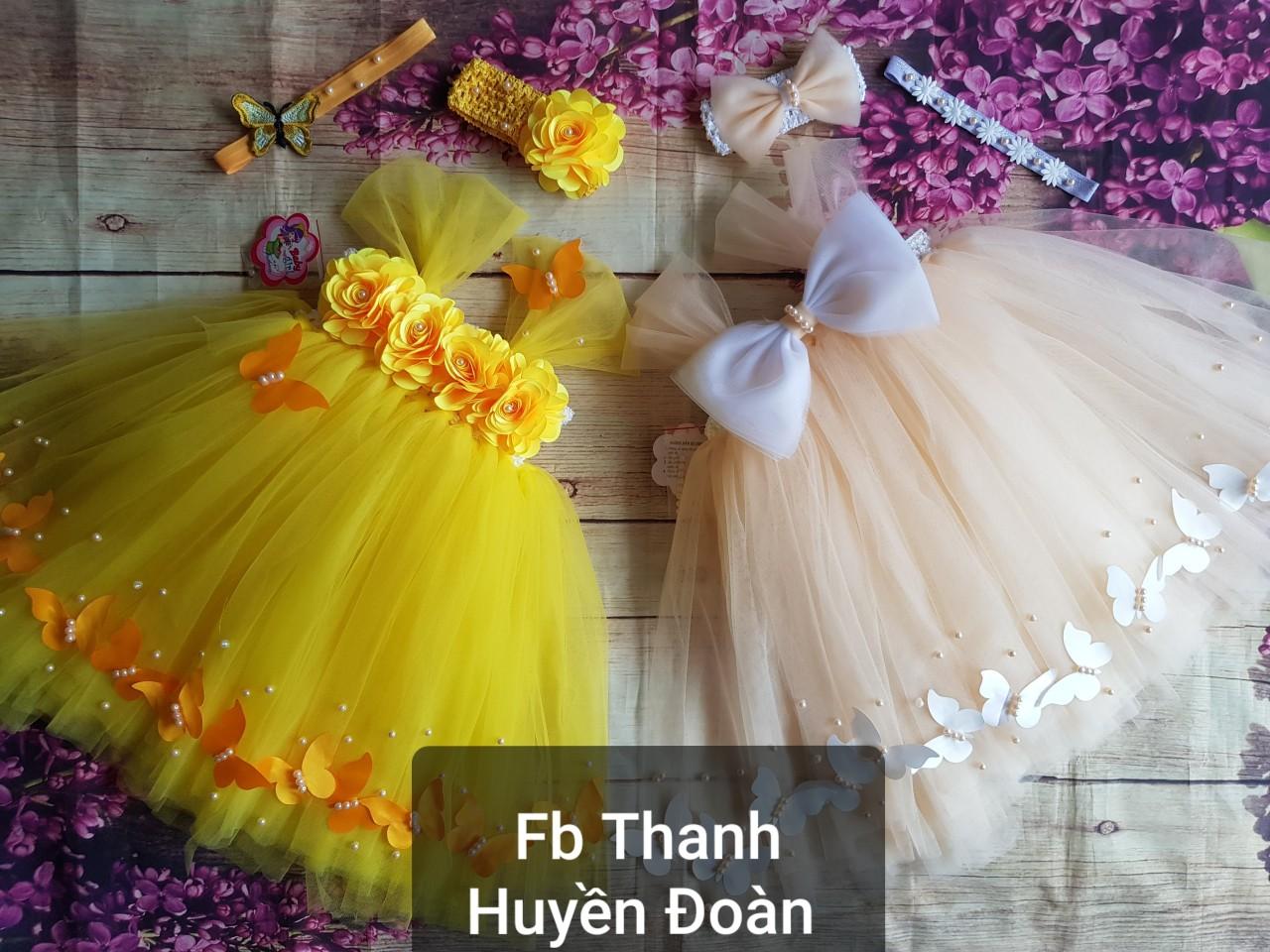 Đầm công chúa tutu Bướm Vàng