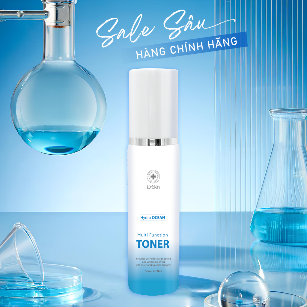Nước cân bằng da IDr Skin Hydro Ocean Multi Function Toner cân bằng độ pH