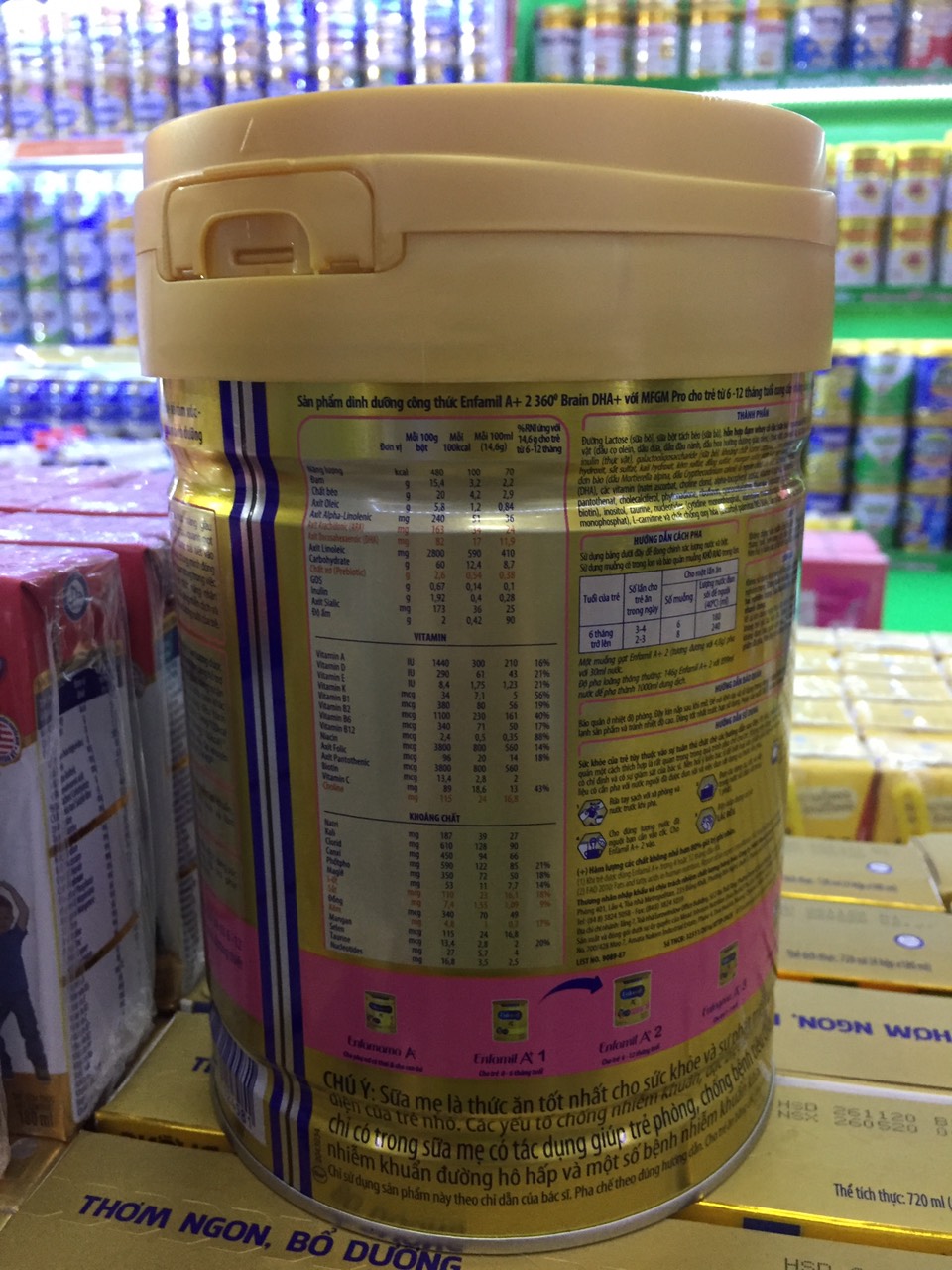 [HCM]Sữa Enfamil A+ số 2 lon 830g