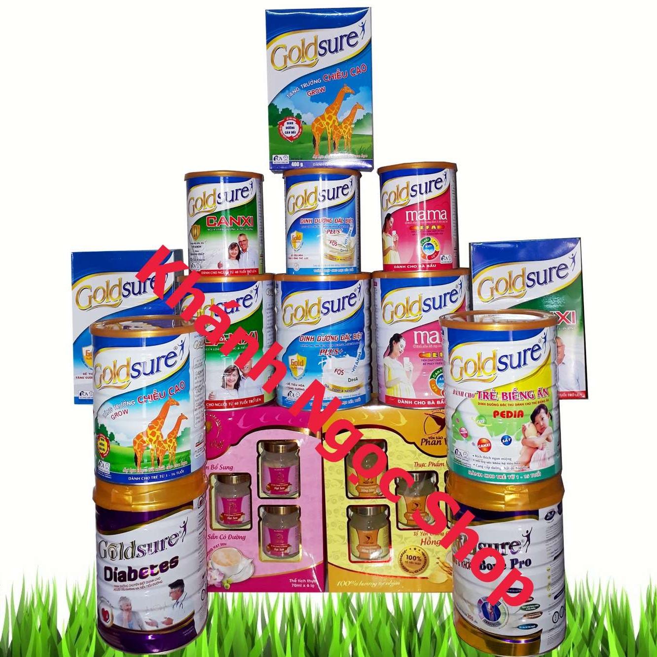 SỮA DÀNH CHO BÀ BẦU GOLDSURE LON 900G
