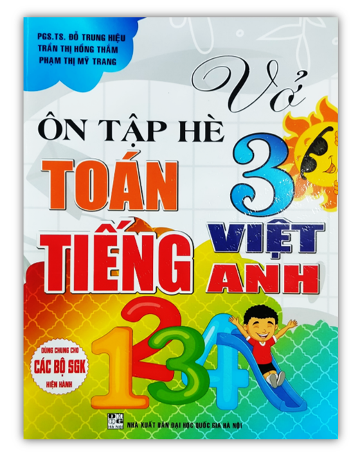 Sách - vở ôn tập hè toán tiếng việt tiếng anh 3