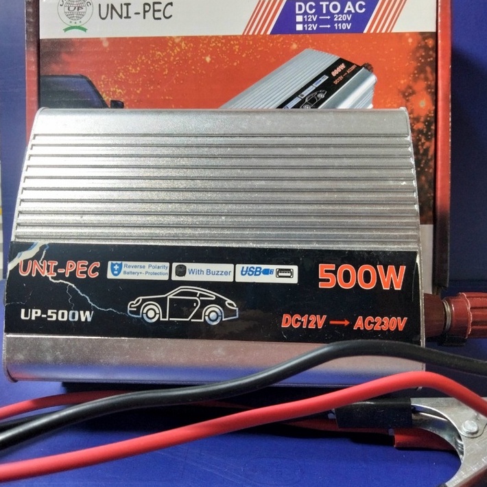 500W 12V to 220V Power Converter