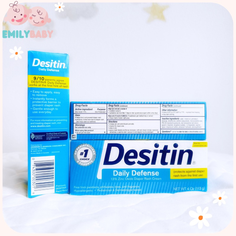 Kem  hăm Desitin cho bé yêu