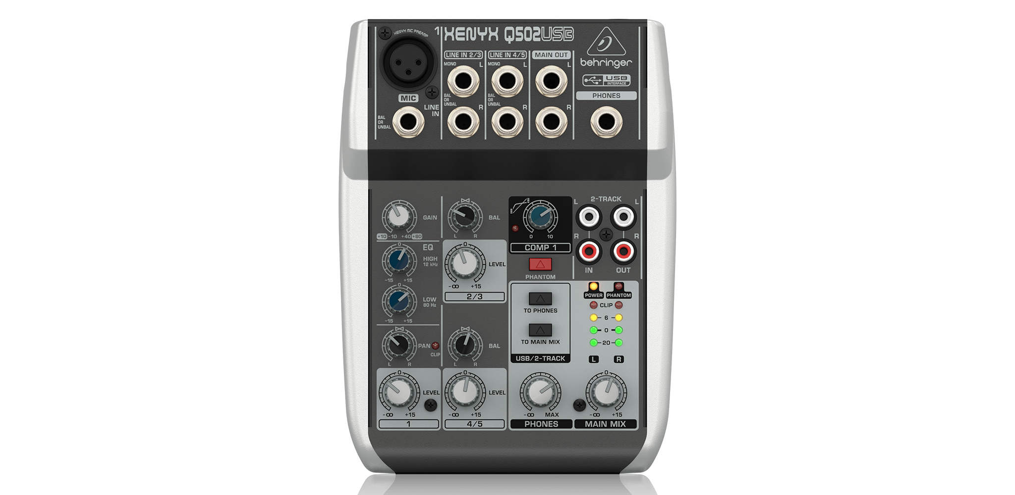 Analog Mixers Behringer| Mixer cơ Behringer Q502USB