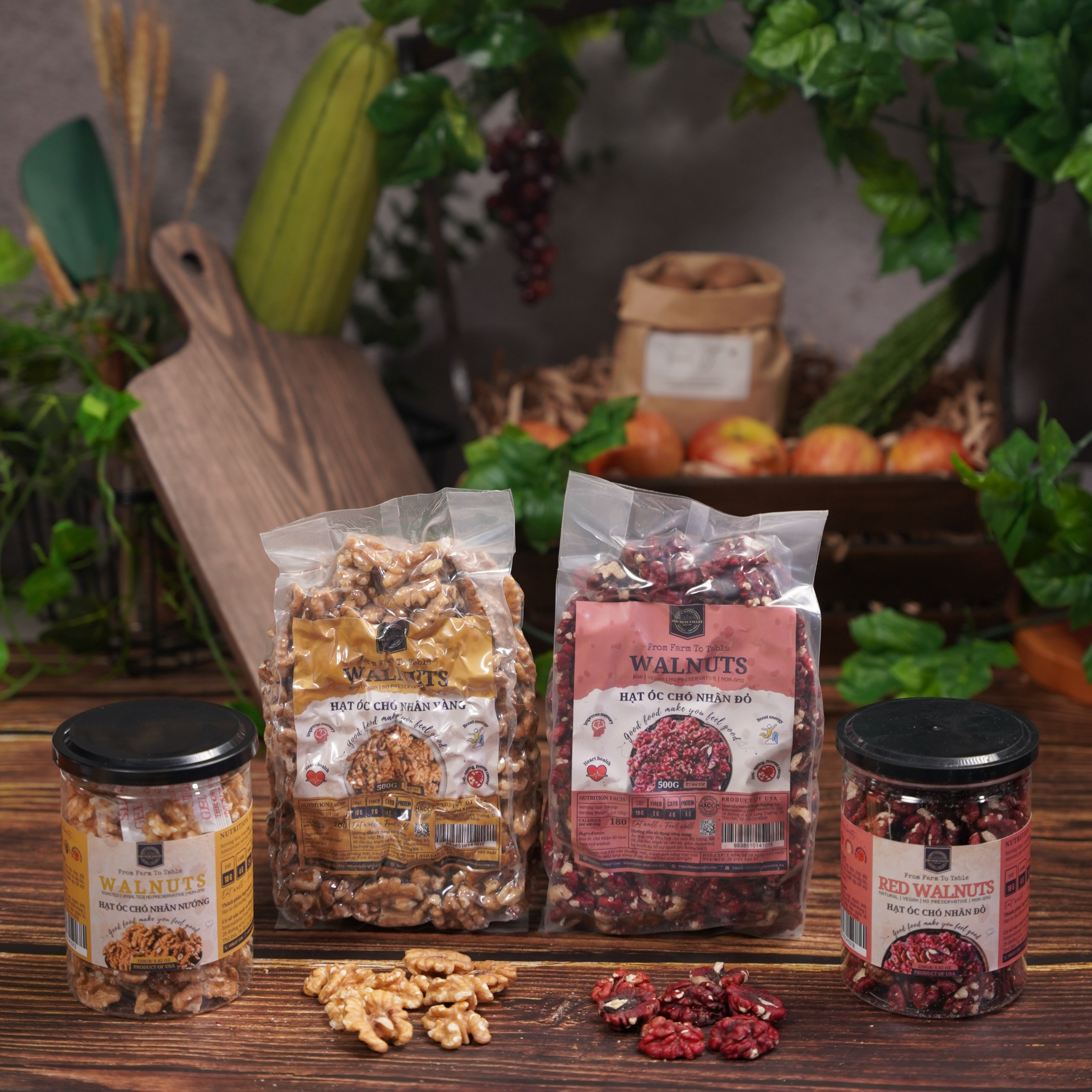 Golden Walnuts, Imported from the Usa - Fresh / Roasted Walnuts, Shelled Walnuts - Snacks, Making Nut Milk, Making Cakes - Walnut the Nuts Valley