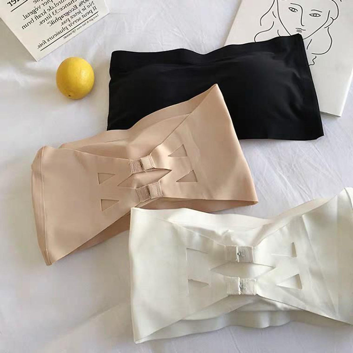 Set 2 Áo Bra Đúc Không Dây Nâng Đỡ Hiệu Quả (Giao Hàng Theo Màu Ngẫu Nhiên)