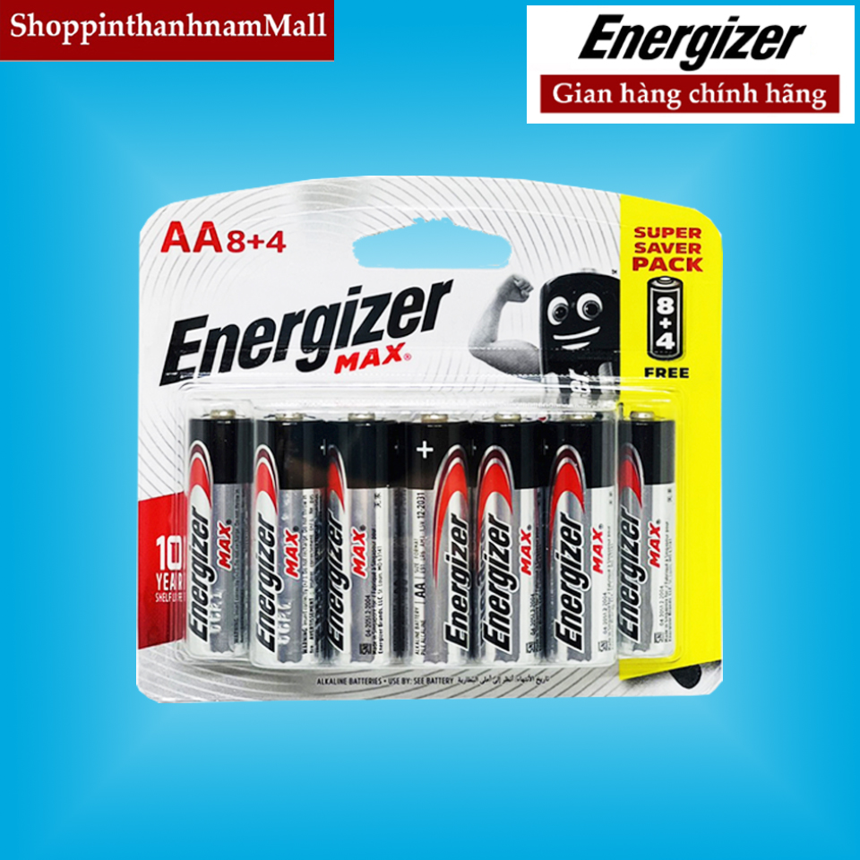 Pin Energizer AA , AAA Siêu Bền , Siêu Rẻ - Hàng Chính Hãng