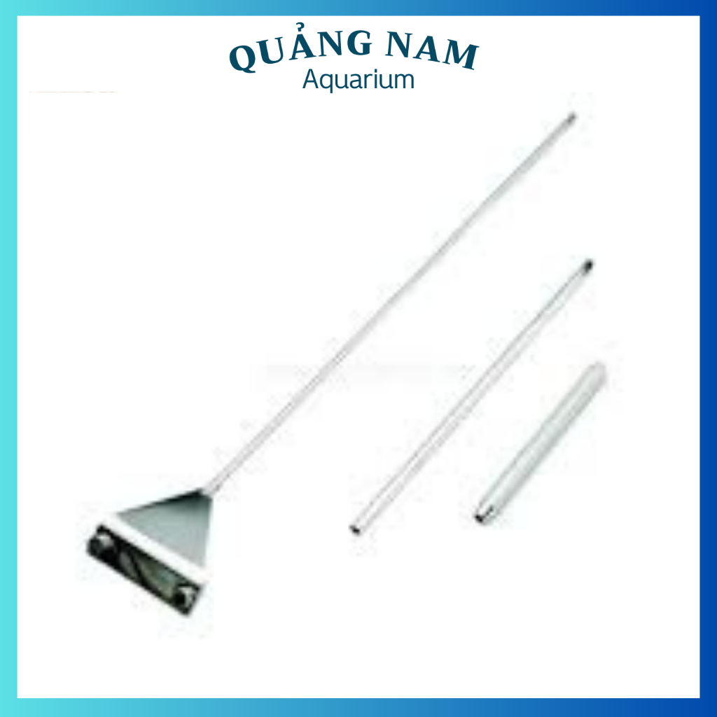 Cạo rêu inox mf cho bể cá cảnh, dụng cụ cạo rêu bể cá, dao cạo rêu bể cá