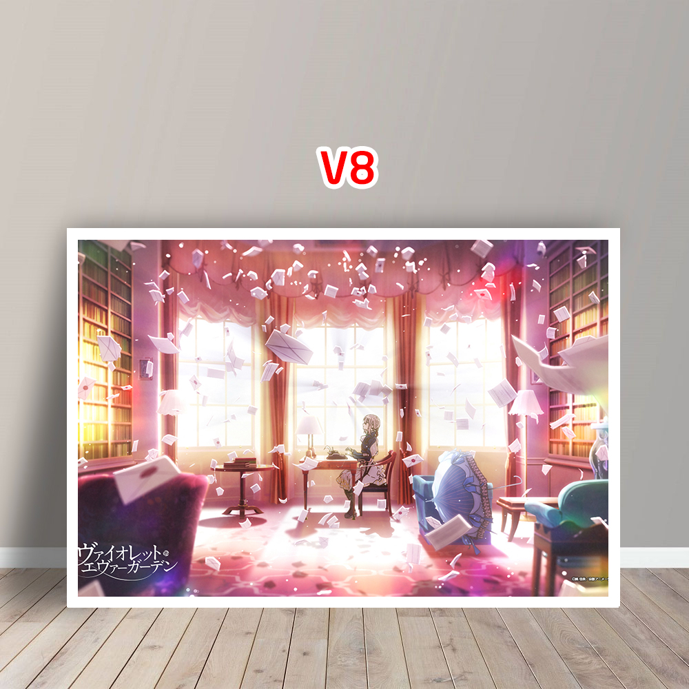 Tấm Postcard Cao Cấp Anime Violet Evergarden (21cm x 15cm)