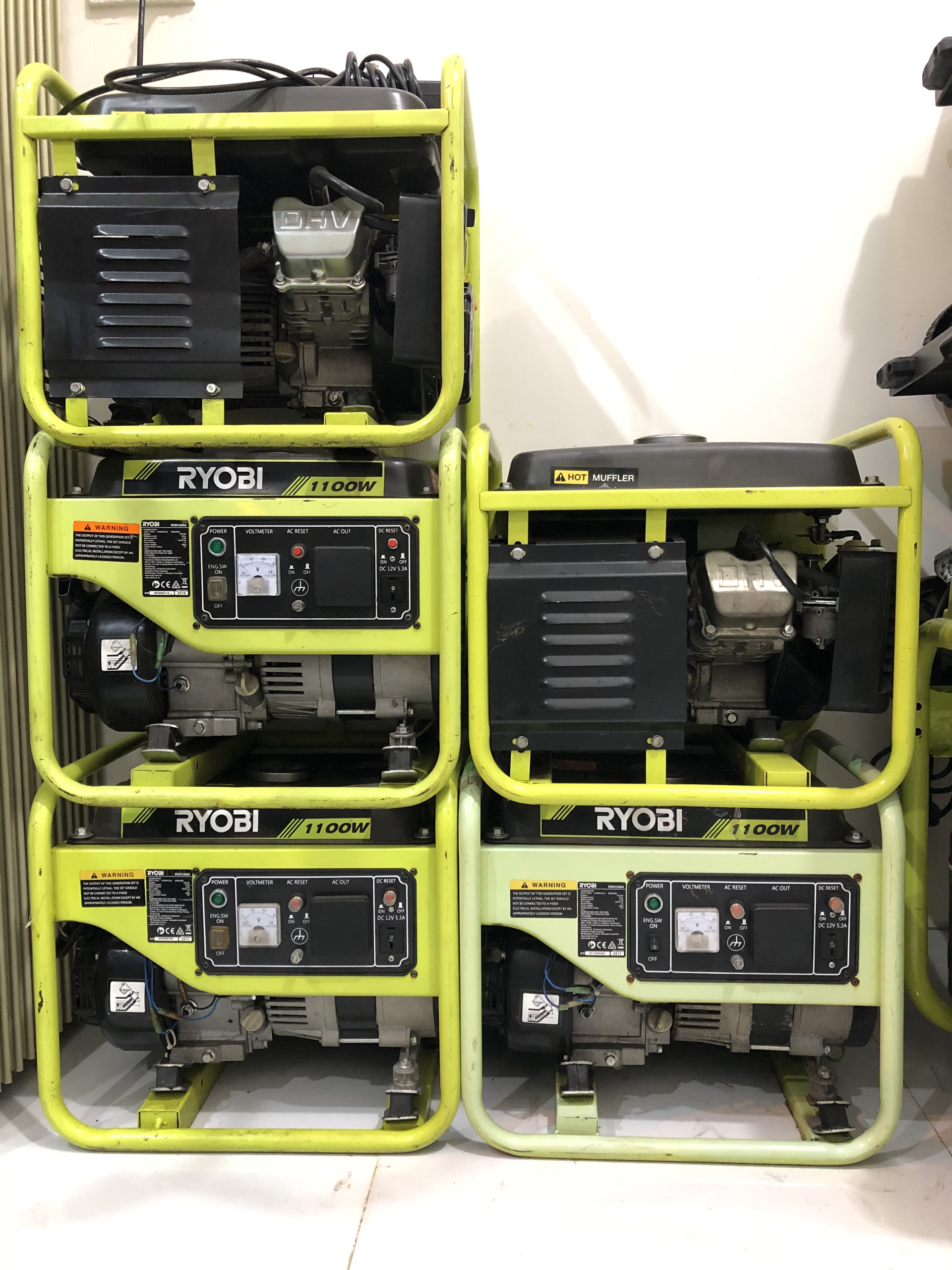 Máy Phát Điện Ryobi 1100W