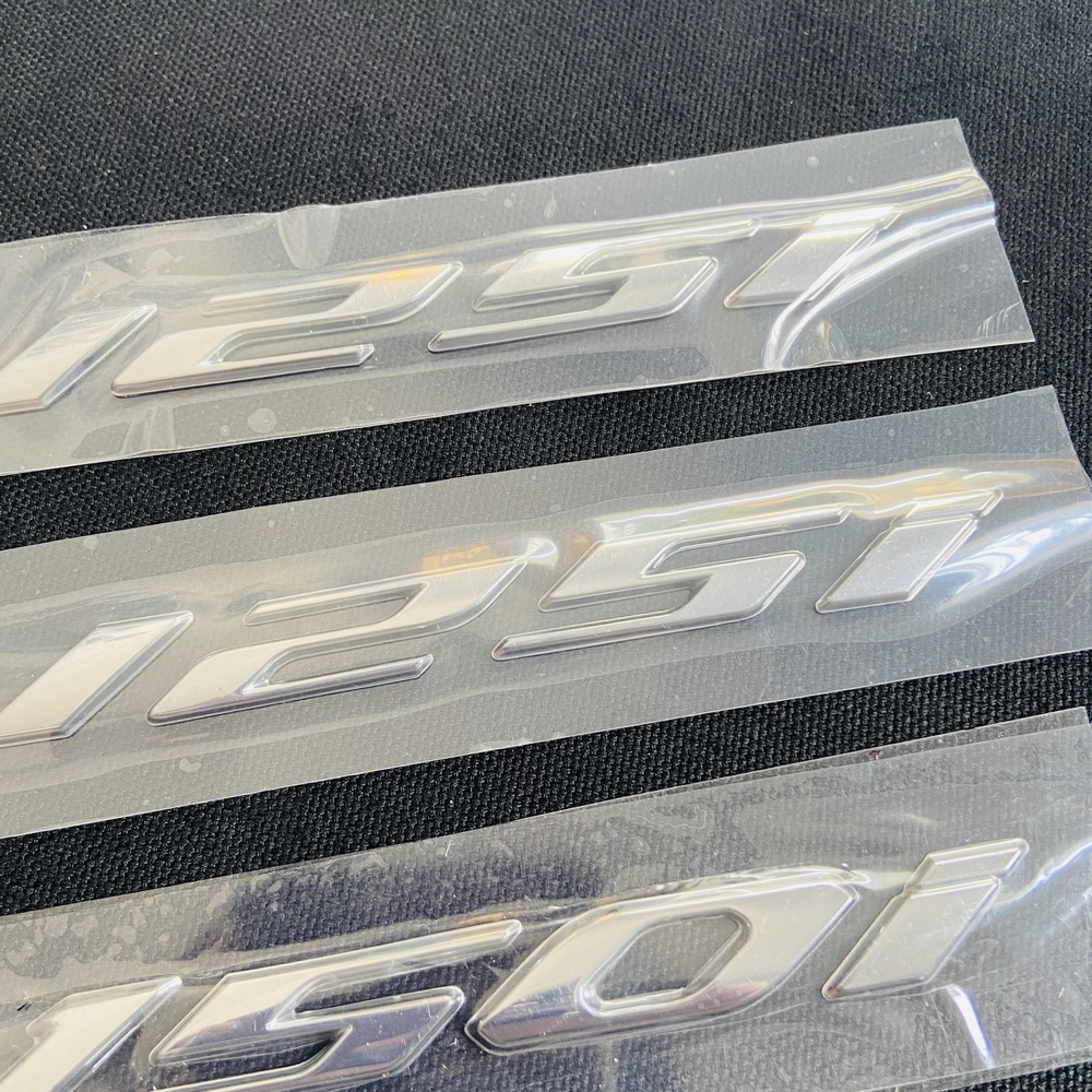 [DAY DREAM] TEM DÁN XE CHỮ SỐ NỔI 125i TRANG TRÍ XE CAO CẤP SIÊU BÓNG SIÊU SÁNG SIÊU ĐẸP (MÀU BẠC)