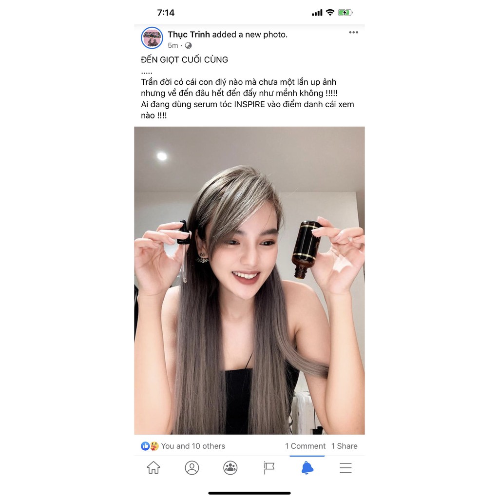 Serum INSPIRE Dưỡng Kích Thích Mọc Tóc