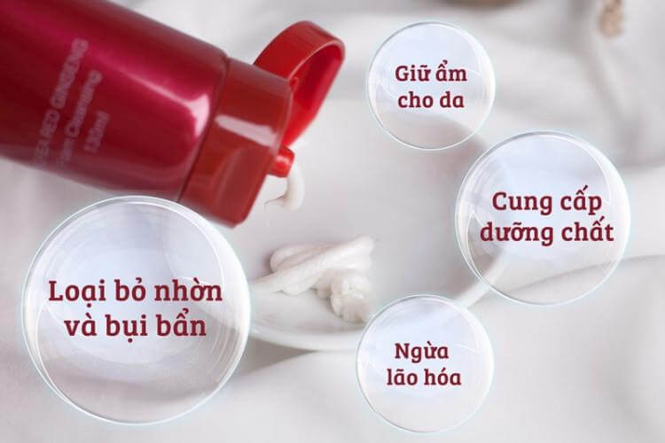 Tuýp Sữa Rửa Mặt Nhân Sâm Hàn Quốc 130ml