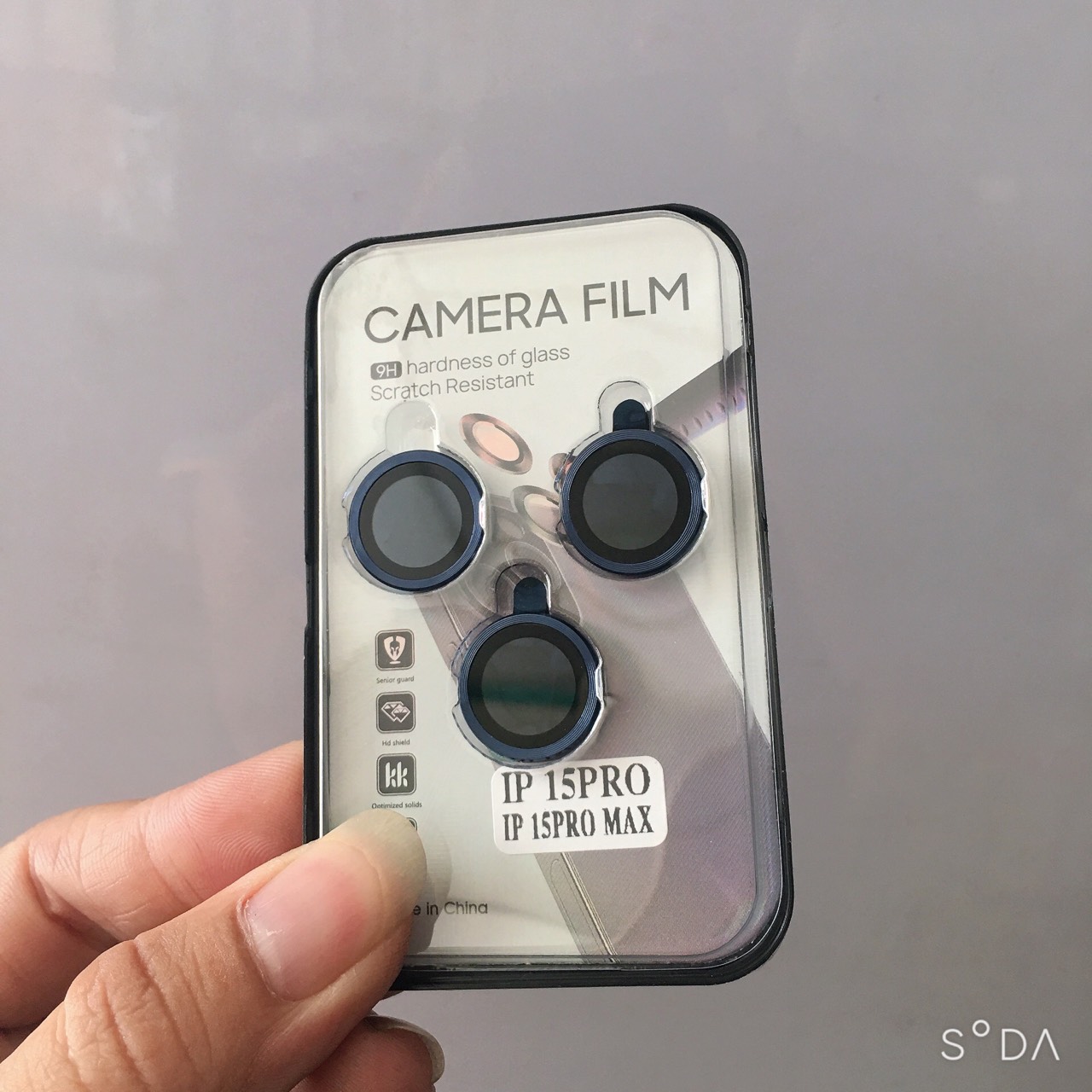 Dán vòng camera iPhone 15 Pro | 15 Pro Max bảo vệ camera( vòng kim loại) cao cấp