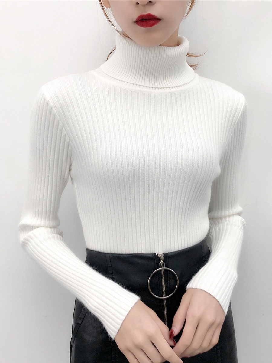 Áo len tăm cổ lọ mềm mịn DÁNG BODY SIÊU XINH