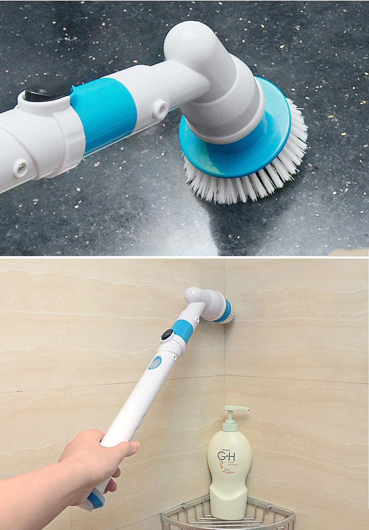 CHỔI ĐIỆN VỆ SINH NHÀ CỬA ĐA NĂNG