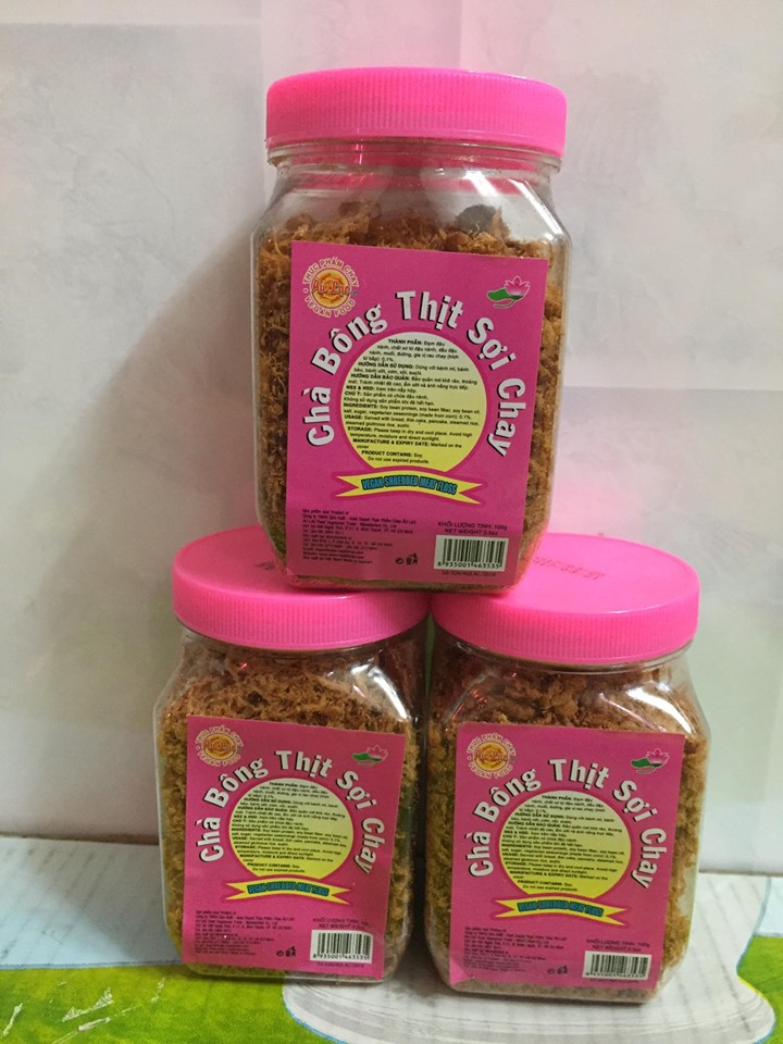 [HCM]Chà Bông Thịt Sợi Chay - Hủ 100g