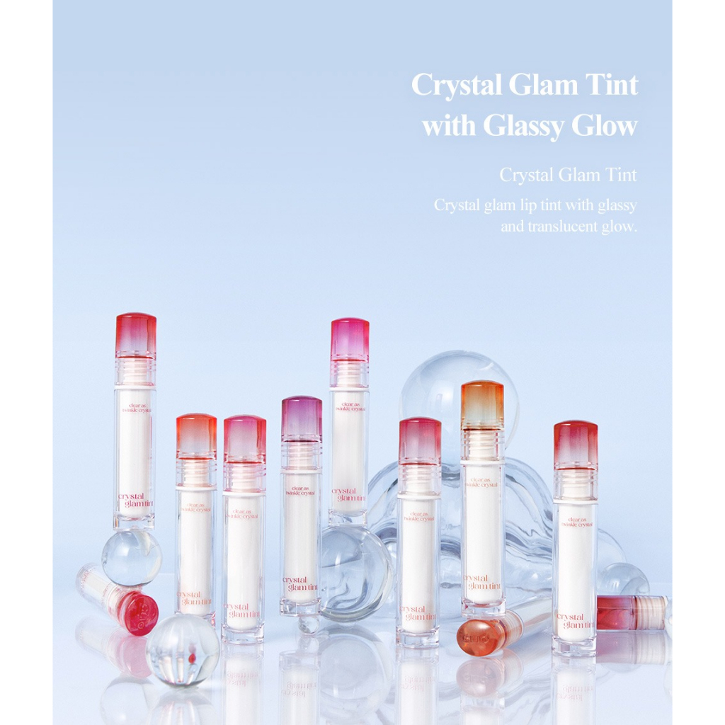 Son môi clio crystal glam tint 3.4g
