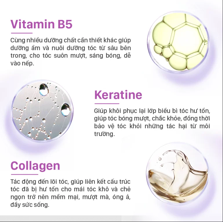 Hấp dầu Lavox Collagen Keratin Suôn Mượt và Chắc Khỏe