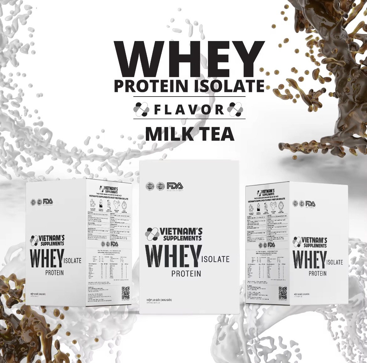 Whey Protein Isolate 1 gói 30gram 1 lần dùng