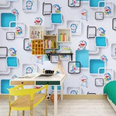5 Mét Giấy Dán Tường, Khổ 45CM Rộng Decal PVC Trang Trí ( có keo ) - MON Ô VUÔNG PT0351