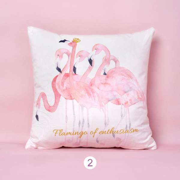 Qibei Hồng Gối Ôm Cô Gái Gió Trong Công Chúa Đáng Yêu Đệm Tựa Chăn Khăn Quàng Hai Tác Dụng Nhung Tơ Bắc Âu Flamingo Gối Tựa