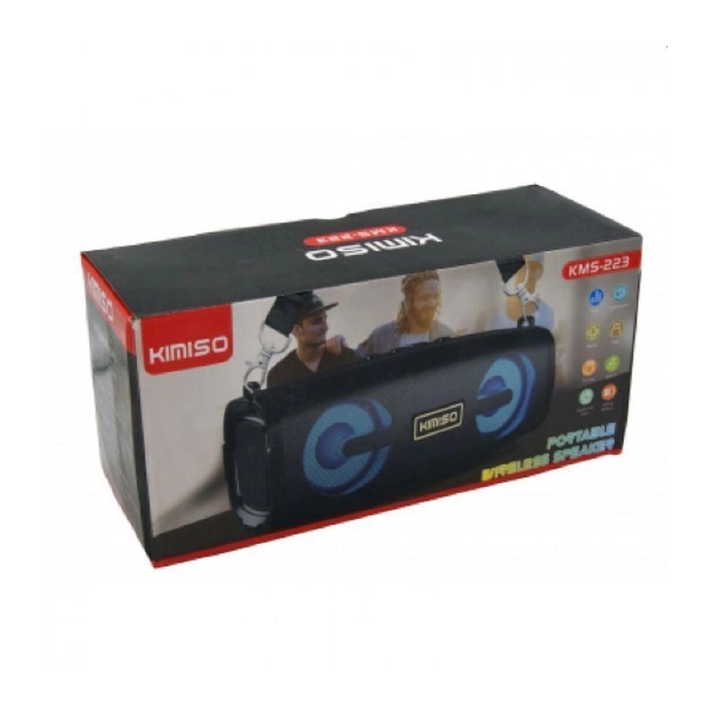 Loa bluetooth KIMISO KMS-223 hỗ trợ FM/Thẻ/USB/AUX (nhiều màu)
