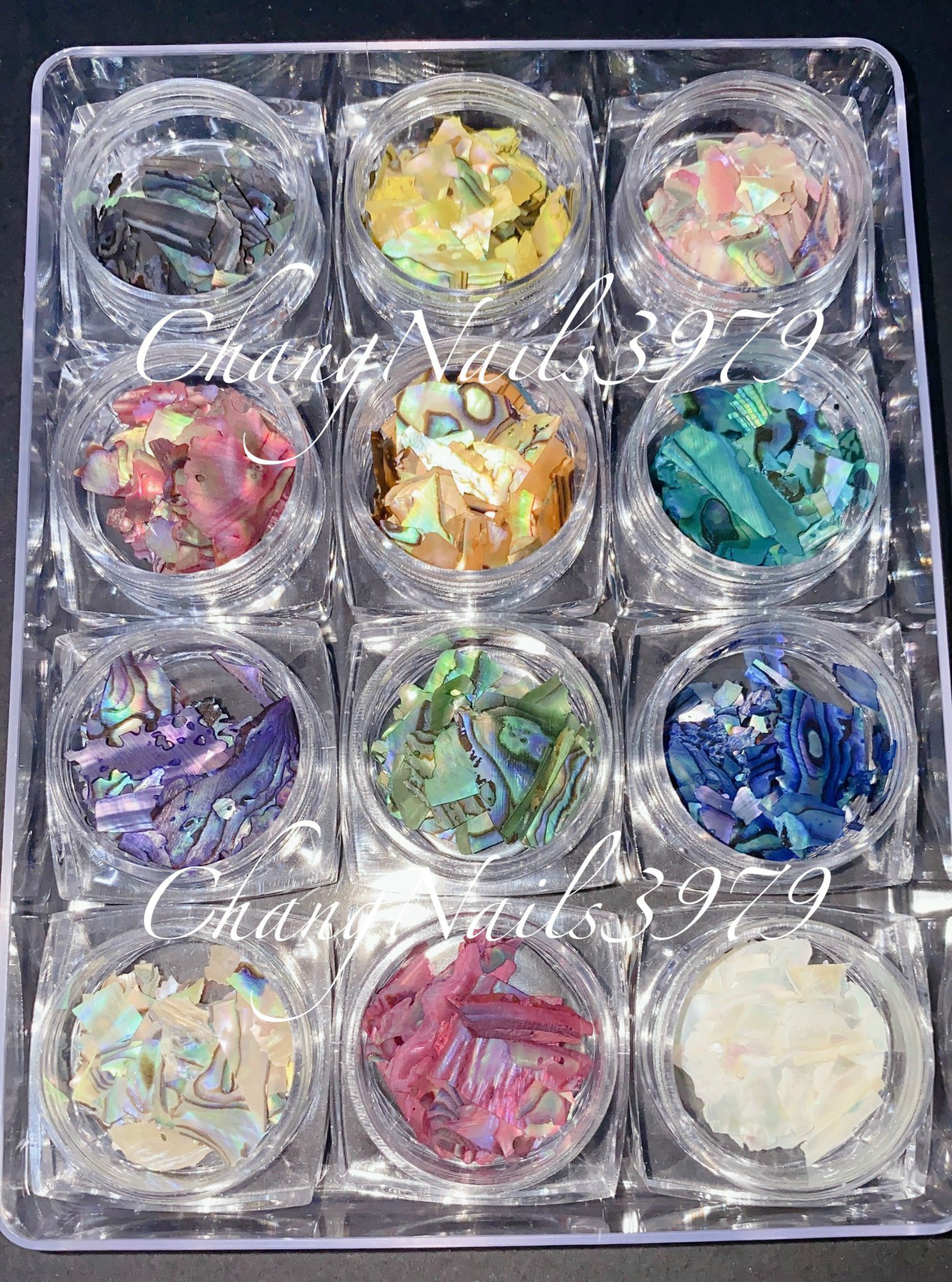 Nail Set xà cừ vân siêu sáng