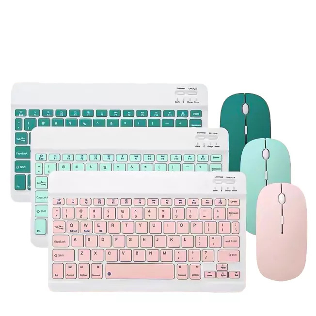 Combo bàn phím mini và chuột không dây bluetooth