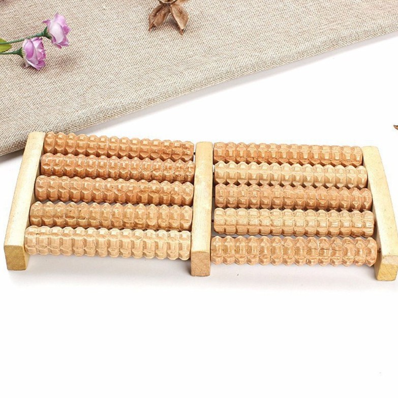 Massage Chân Bằng Gỗ 5 Hàng Cao Cấp Có Sẵn