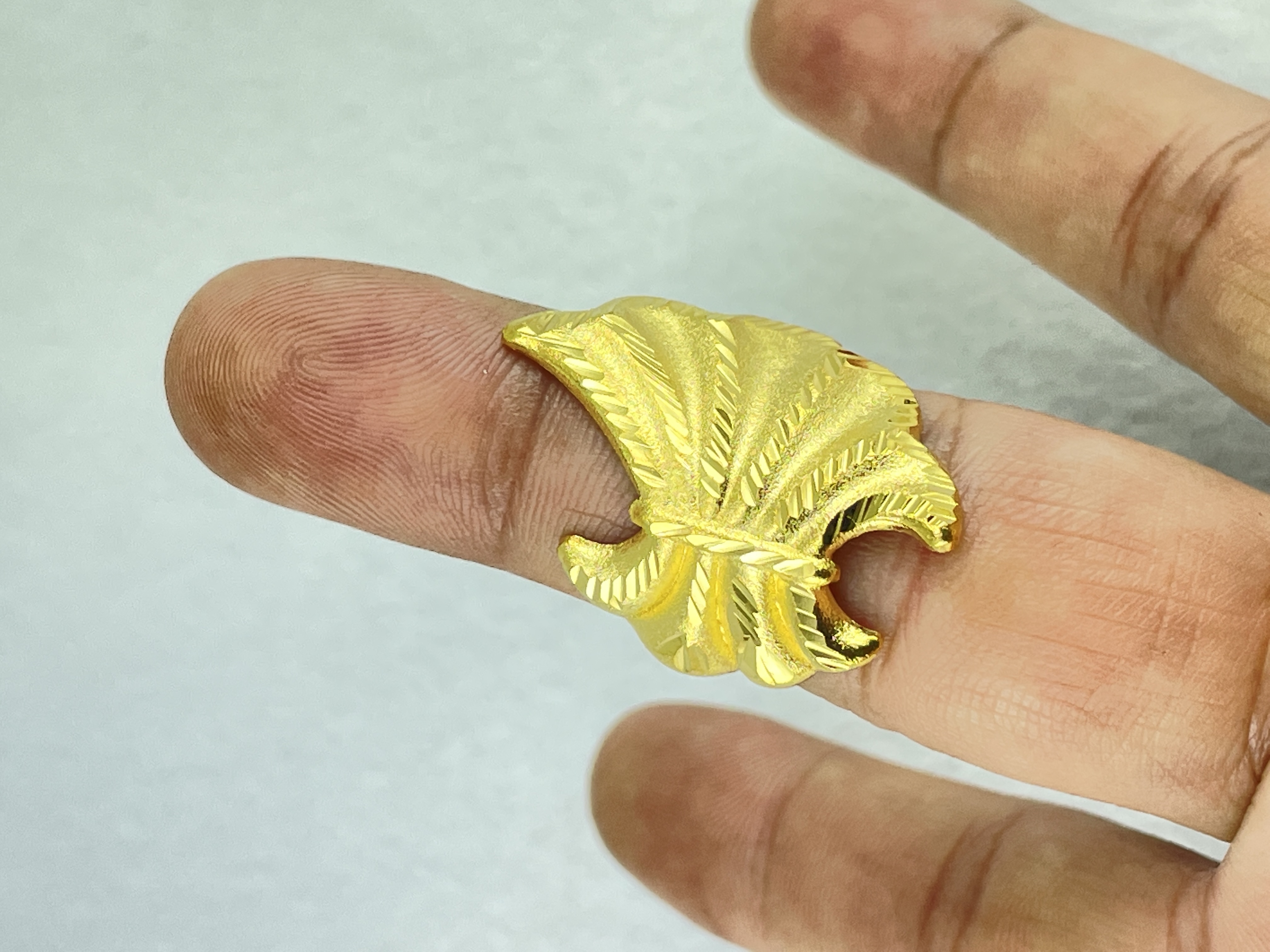 NHẪN NỮ MẠ VÀNG 24K SÁNG BÓNG