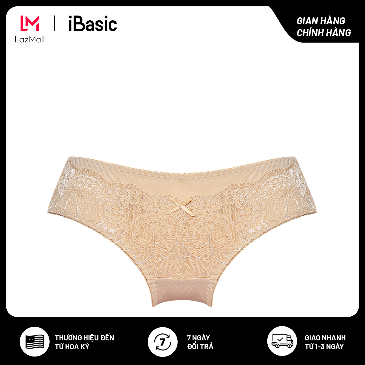 Combo 3 quần lót nữ iBasic bikini micro V122