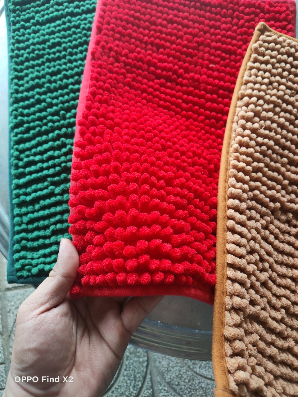 [HCM]Thảm lau chân san hô KT 30x50